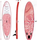 Premium Stand Up Paddle Board, Yoga Board with Durable SUP Accessories & Carry Bag | Wide Stance, Surf Control, Non-Slip Deck, Leash, Paddle and Pump for Youth & Adult - Image 66