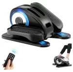 Under Desk Elliptical, Electric Foot Pedal Exerciser, Fully Assembled Seated Elliptical, Compact Portable Elliptical Machine Trainer with Control, Mini Elliptical Leg Exerciser for Home - Image 2