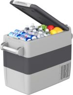 AJ30 Portable Refrigerator,Portable Freezer,32 Quart(30L) Electric Cooler,Car Refrigerator,12/24V DC Cable & 110/240V AC,Car Fridge for Camping,Truck,RV,Travel,Fishing,3-YEAR Warranty - Image 5