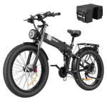 Eletric Bike for Adults, 750W Motor 48V 20Ah Removable Battery 26 Fat Tire Folding E-Bike Shimano 21-Speed MTB Cycling UL2849 - Image 2