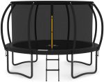 JUMPZYLLA 8FT Trampoline Outdoor with Enclosure for Kids - Image 2
