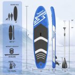 Premium Stand Up Paddle Board, Yoga Board with Durable SUP Accessories & Carry Bag | Wide Stance, Surf Control, Non-Slip Deck, Leash, Paddle and Pump for Youth & Adult - Image 42