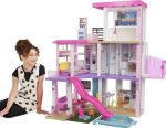 Barbie DreamHouse Playset with 10 Play Areas, 75+ Furniture & Accessories, Lights & Sounds - Image 2
