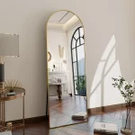 Metal Arch Full Length Mirror Floor Mirror Wall-Mounted - Image 40