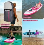 Premium Stand Up Paddle Board, Yoga Board with Durable SUP Accessories & Carry Bag | Wide Stance, Surf Control, Non-Slip Deck, Leash, Paddle and Pump for Youth & Adult - Image 40
