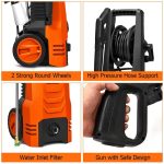 3500PSI Electric Pressure Washer, 1800W 2.6 GPM Portable Electric Power Washer with 4 Nozzles - Image 19